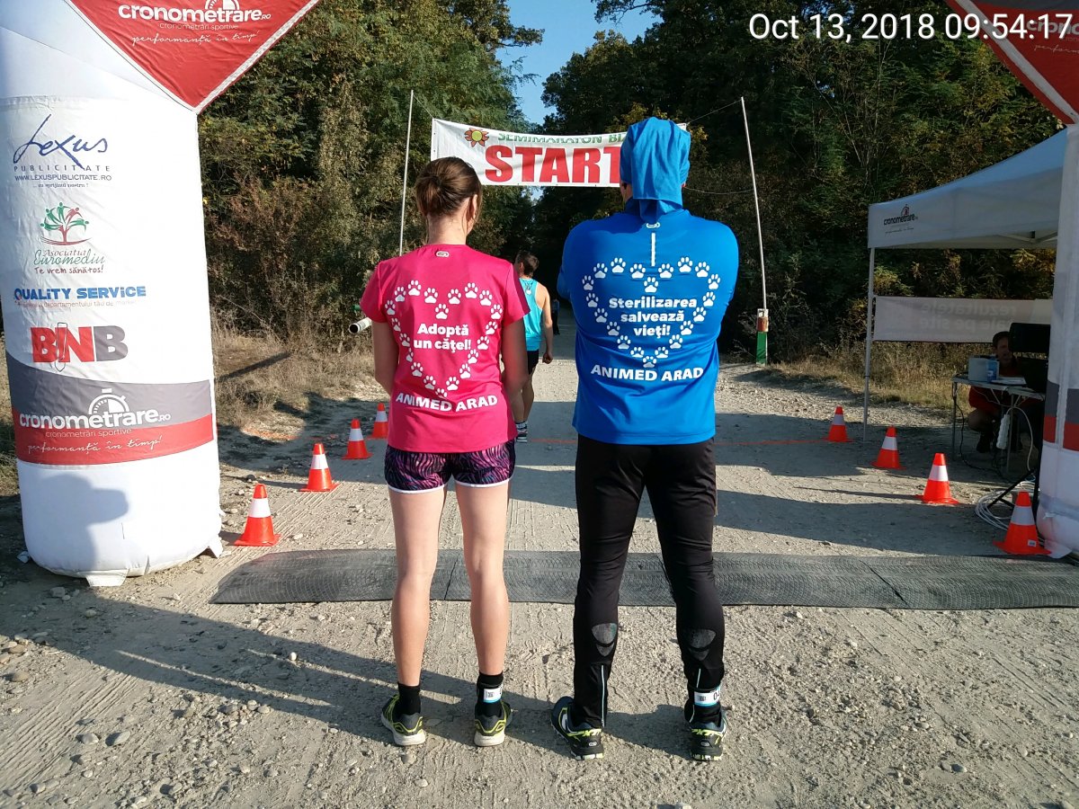 Promovarea sterilizarilor la Semimaraton Bizere 13.10.2018