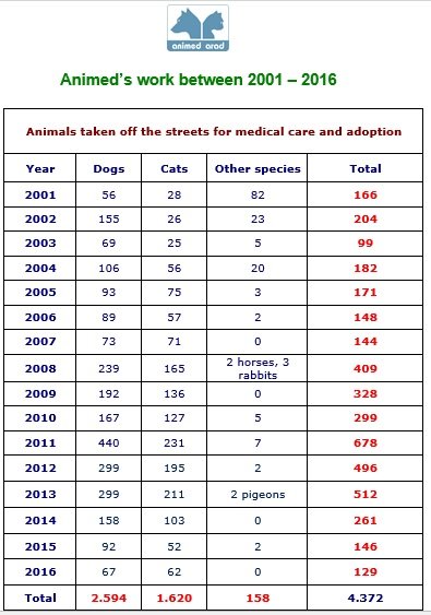 Activity report 2001-2016